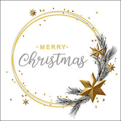 Ambiente Paper Napkins - Wishing Ring White (Pack of 20) image 0