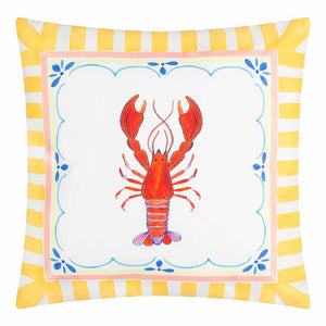 Furn Lobster Brunch Stripes Outdoor Cushion, 45 x 45cm image 2