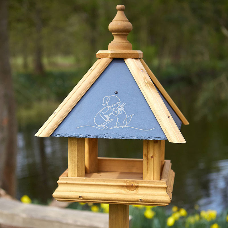 Tom Chambers Bedale Bird Table with Etching image 0