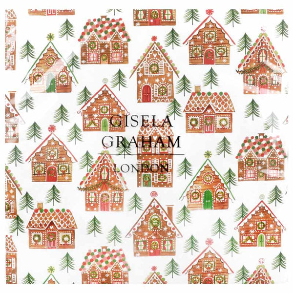 Gisela Graham Paper Napkins - Gingerbread House (Pack of 20) image 0