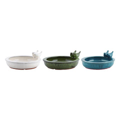 Fallen Fruits Ceramic Round Bird Bath (Assorted Design) image 0