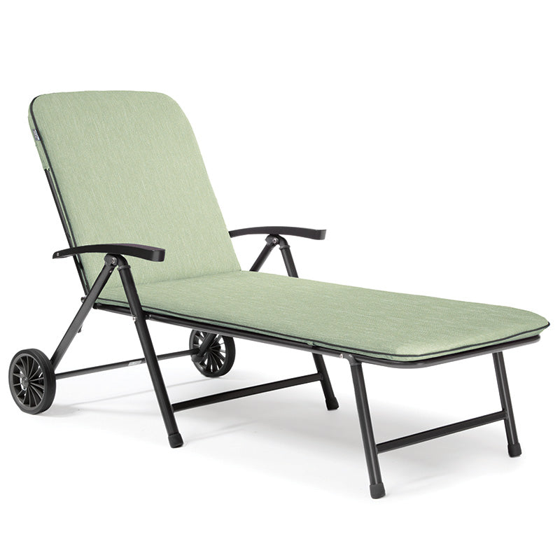 Kettler Classic Mesh Novero Sun Lounger with Sage Cushion image 0