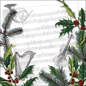 Ambiente Paper Napkins - Christmas Song (Pack of 20) image 0