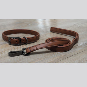 Zoon Luxe Leather Tan WalkAbout Dog Lead image 1