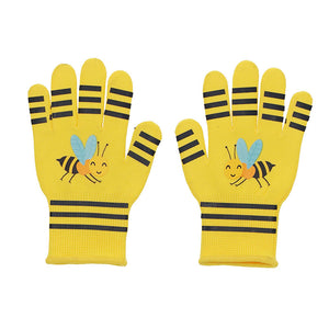 Fallen Fruits Bee Children's Gardening Gloves image 2