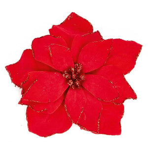 Premier Red Poinsettia Clip image 0