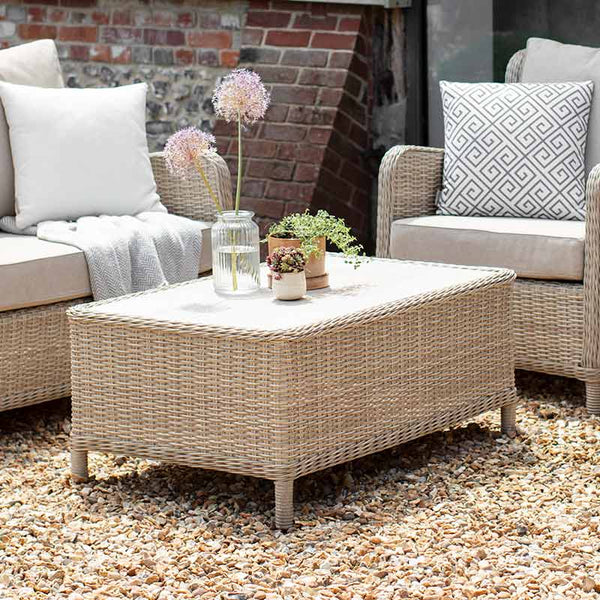 Bramblecrest Chedworth Garden Lounge Set in Sandstone Weave image 1
