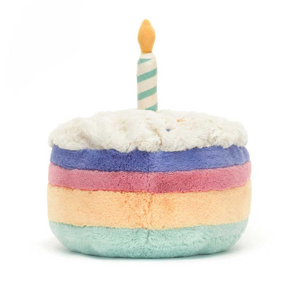 Jellycat Amuseables Rainbow Birthday Cake image 2