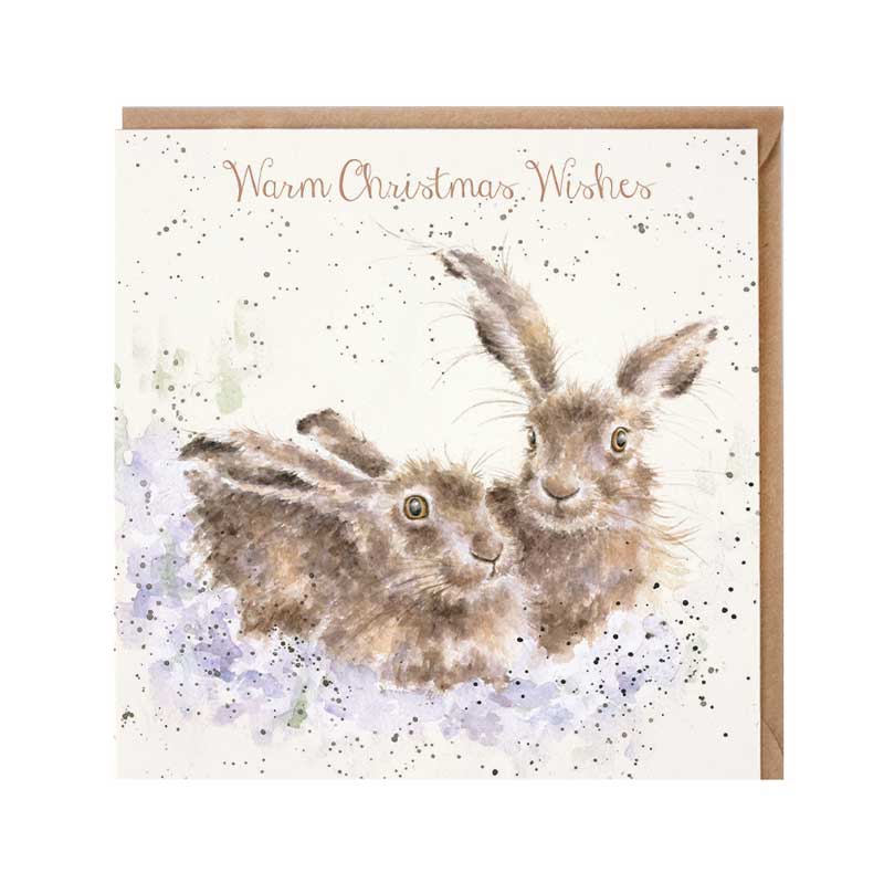 Wrendale Designs Warm Christmas Wishes Card image 0