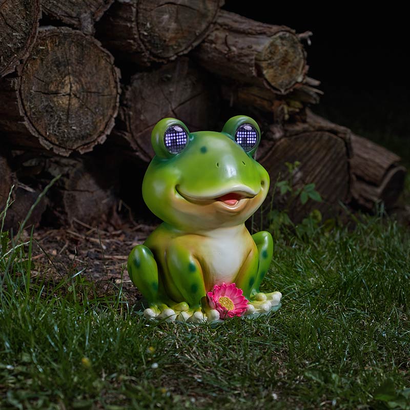 Smart Garden Solar Powered Blinkin’ Frog image 0
