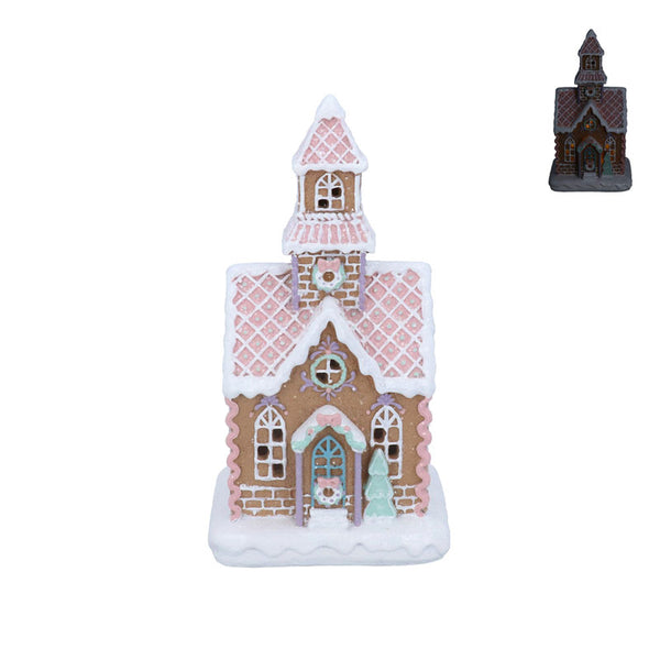 Gisela Graham Iced Gingerbread House with LEDs image 0