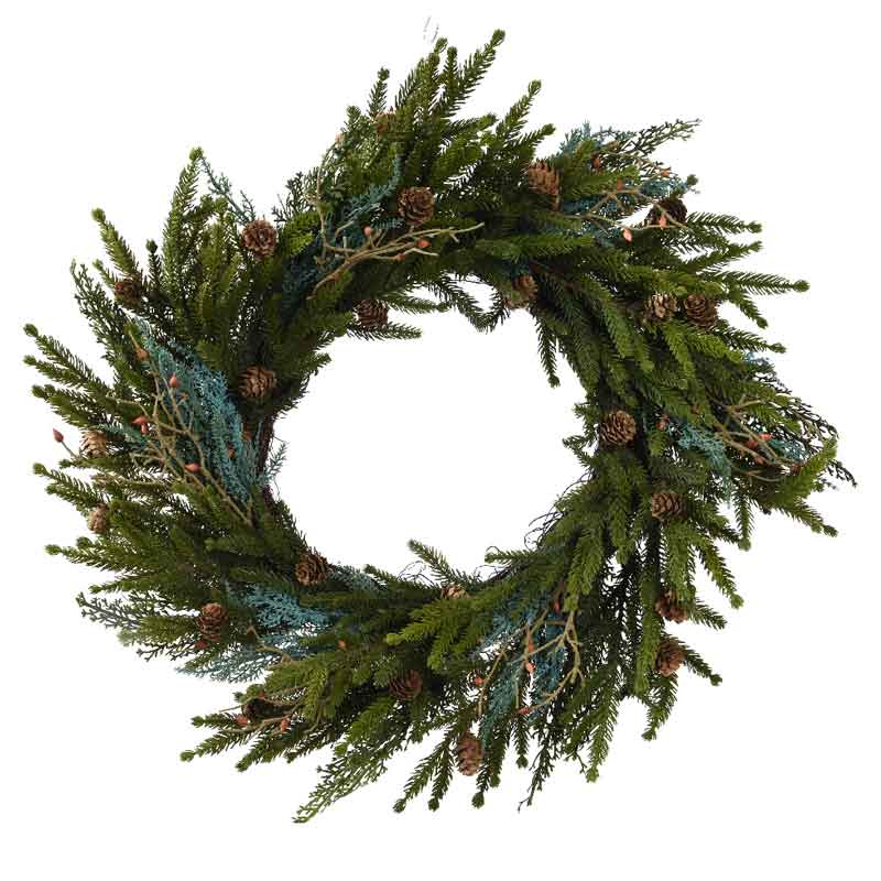Everlands Winter Blossom Wreath image 0
