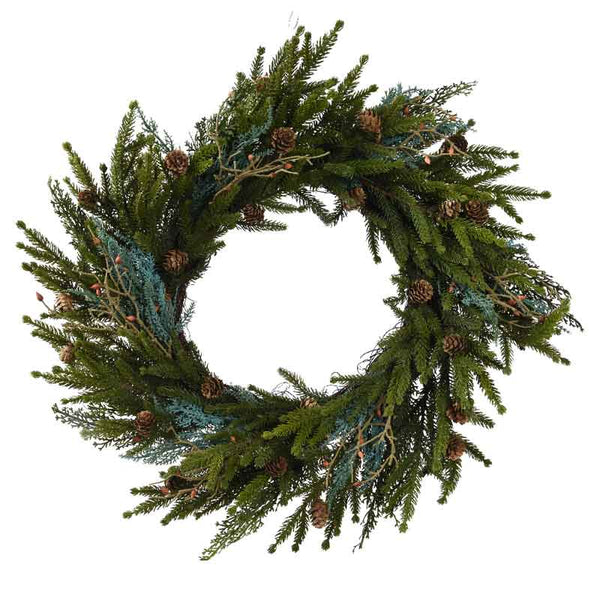 Everlands Winter Blossom Wreath image 0