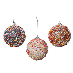 Decoris Foam Bauble with Sprinkles (Assorted Designs) image 0