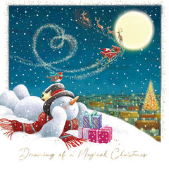 Ling Design Premium Christmas Cards - Magical Christmas (Pack of 10) image 0