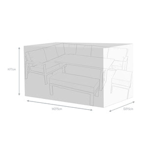 Supremo Cover for Aluminium Corner Modular Set, 275cm x 215cm image 3