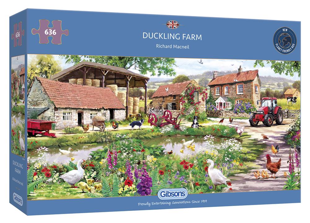 Gibsons Duckling Farm 636 Piece Jigsaw Puzzle image 0