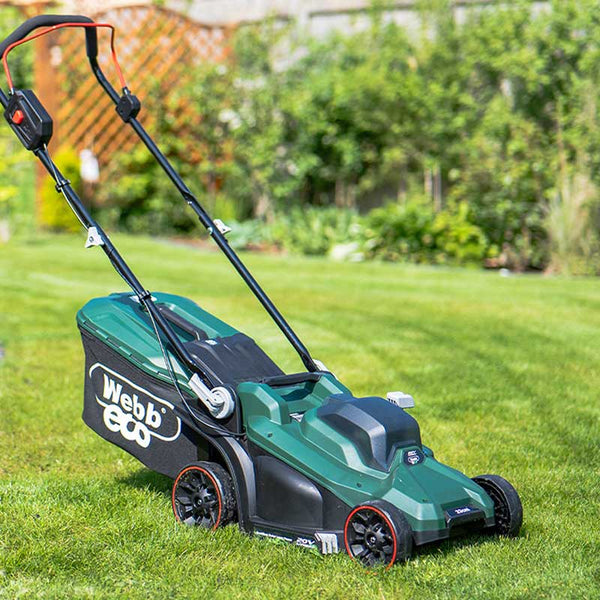 Webb Eco 33cm / 13" 20V Cordless Rotary Lawnmower image 4