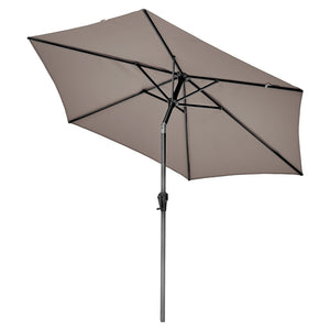Platinum Riva 2.5m Round Crank & Tilt Parasol – Taupe image 3