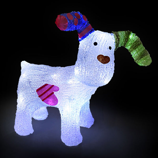 SnowTime LED Acrylic Figure "The Snowdog" image 0