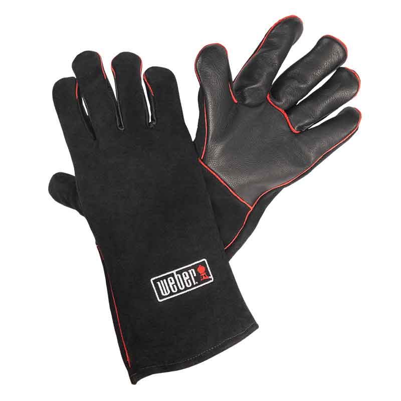 Weber Leather BBQ Gloves, L / XL image 0