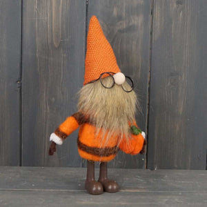 Satchville Autumn Wool Gonk with Pumpkin image 0