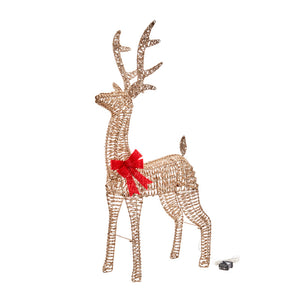 Three Kings GlitterTwist Gold Reindeer image 2