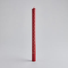 St Eval Red Christmas Advent Candle image 0