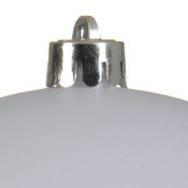 Decoris XL Shatterproof Bauble in Winter White image 1
