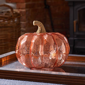 Internally Lit Golden Pumpkin image 4