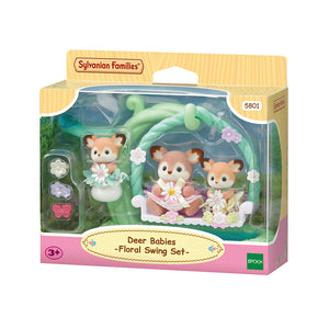 Sylvanian Families Deer Babies - Floral Swing Set image 3