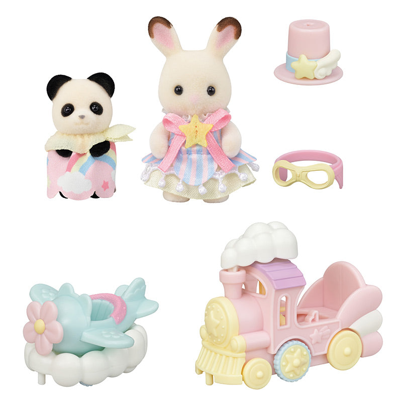 Sylvanian Families 'Amusement Park Ride Set  - Plane & Train' image 0
