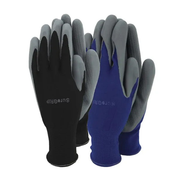 Town & Country SureGrip Gloves (Pack of 2) - Black & Blue, Large image