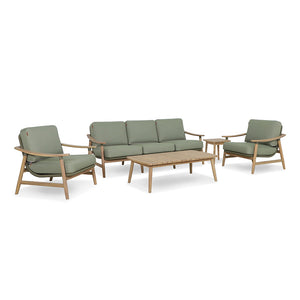Kettler Meadow 5-Seat Wood & Rope Garden Lounge Set image 6
