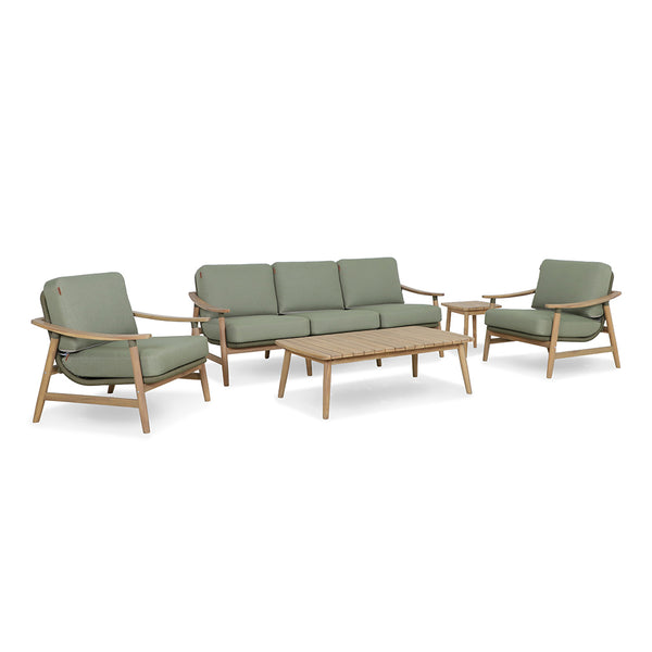 Kettler Meadow 5-Seat Wood & Rope Garden Lounge Set image 6