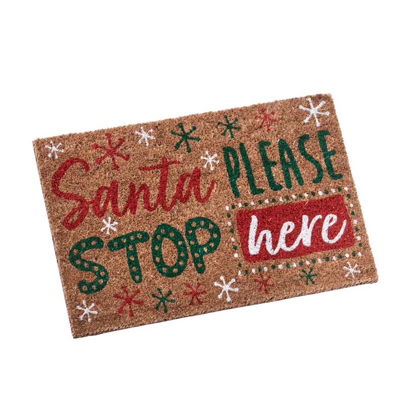 Three Kings Santa Stop Doormat image 0