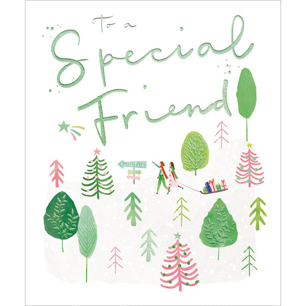 Woodmansterne For A Special Friend Christmas Card image 0