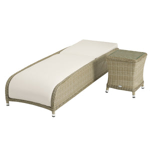 Bramblecrest Monte Carlo Reclining Sun Lounger with Side Table image 5
