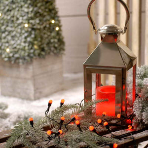 Festive 50 Red Berry LED String Lights with Timer image 4
