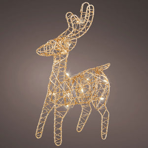 Lumineo Battery-Operated Micro LED Reindeer image 1