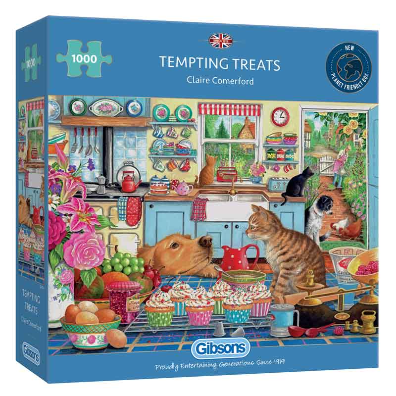 Gibsons Tempting Treats 1000 Piece Jigsaw Puzzle image 0