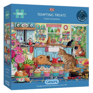 Gibsons Tempting Treats 1000 Piece Jigsaw Puzzle image 1