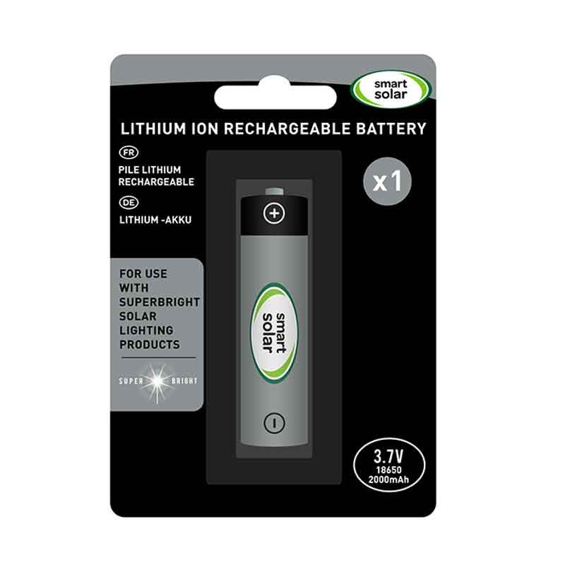 Smart Solar Lithium Ion Rechargeable Battery image 0