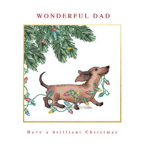 Woodmansterne Wonderful Dad Christmas Card image 0