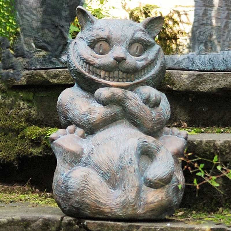 Home & Garden UK Cheshire Cat Garden Statue image 0