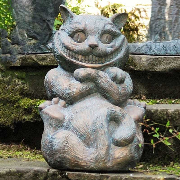 Home & Garden UK Cheshire Cat Garden Statue image 0
