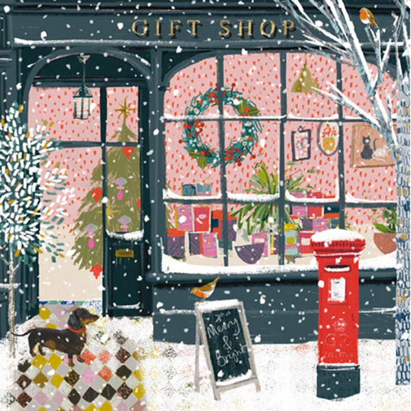 Woodmansterne Christmas Shopping Christmas Card image 0