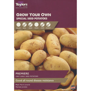 Premiere First Early Seed Potatoes - Pack of 8 image