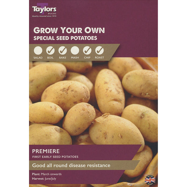 Premiere First Early Seed Potatoes - Pack of 8 image