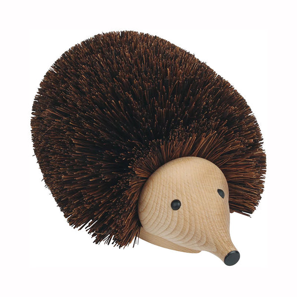 Wooden Hedgehog Shoe Cleaning Brush image 0